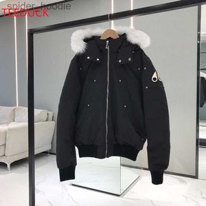 Parkas en duvet pour hommes Femmes hommes Mooseknckls doudoune mâle canadien manteau en duvet épais pardessus imperméable pardessus Park Expedition Down Coat 02 L230926