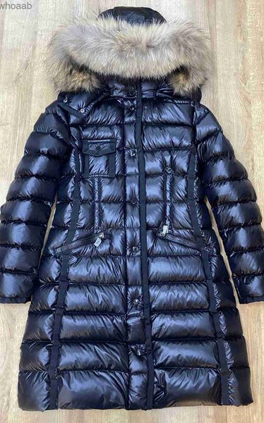 Parkas de plumón para hombre Chaqueta para mujer Ropa de abrigo de invierno Abrigos hinchados Abrigo Cuello de piel Chaquetas acolchadas negras Tallas grandes 0-6 XS-3XL Charretera Bolsillo Decoración con flecos HKD230911