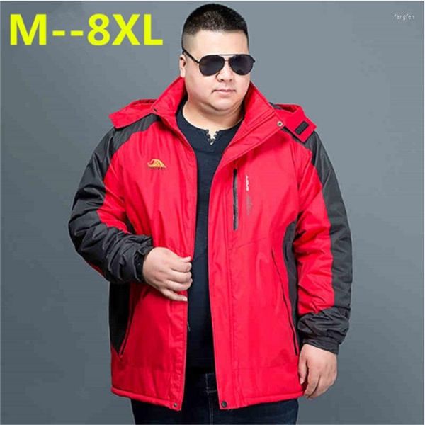 Hommes vers le bas hiver 7XL 6XL 8XL épais rembourré Parka hommes veste manteau russe ouaté décontracté chaud neige coupe-vent pardessus hommes vestes