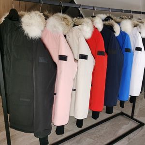 Vestes bouffantes en coton pour hommes et femmes, coupe-vent, manteaux chauds épais, de styliste personnalisé, Parkas canadiens, hiver