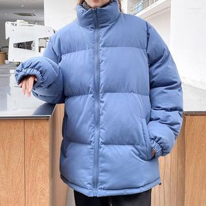 Hommes vers le bas vêtements d'hiver épaissi couleur unie coton grand 2022 arrivées veste femmes ample garder au chaud mode