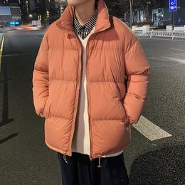 Männer Unten Winter Jacke Männlichen Warme Parka Mantel Street Style Baumwolle gefütterte Lose Koreanische Männer Winddicht Dicke