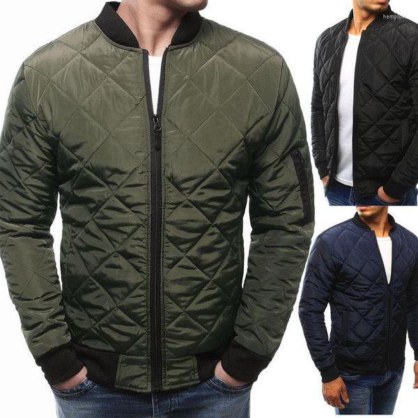 Hommes vers le bas hiver vestes hommes mince Bomber veste 2023 mode coréenne décontracté couleur unie fermeture éclair manteaux grande taille salopette