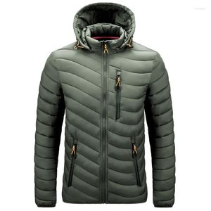 Heren down winter lichtgewicht jassen mannelijke casual groot formaat track capuchon jas voor mannen stijl kleding