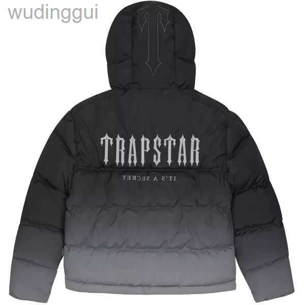 Trapstar Jacket Designer Men and Women Puffer Jackets Down Fashion Winter Fashion Bordery Bordery Cálido de abrigo