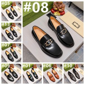 Herenjurk Italiaans leer schoenen Luxury merkontwerper Mens Loafers Echt lederen formele loafers mocassins mannen maat 38-45