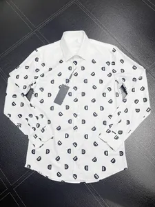 Chemise habillée pour hommes Slim Fit Flex Collar Stretch Pint Marque Vêtements Hommes Chemises habillées à manches longues Hip Hop Style Qualité Coton Tops 12592