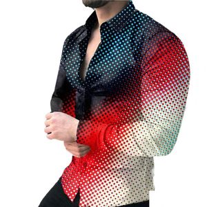 Chemises habillées pour hommes 2022 Spring Autumn Fashion Men de la mode Men de baissement