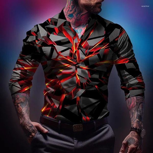 Chemises habillées pour hommes 2024 à la mode décontractée Street Street HD Match Designer Design Tops Sports légers Soft confortable