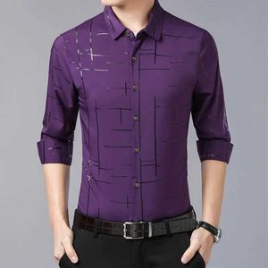 Chemises de robe masculine 2024 Nouvelle robe chemise masculine de haute qualité