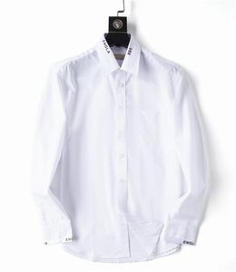 Herenkleding Shirts BBERRY POLKA DOT Heren Designer Shirt Herfst Lange Mouw Casual Mens DRES Hot Style Homme Kleding M-3XL # 110