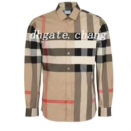 Camisas de vestir para hombres Camisa para hombre de diseñador Camiseta de seda delgada Ropa de negocios Hombres a cuadros Szie S-4XL 899173721