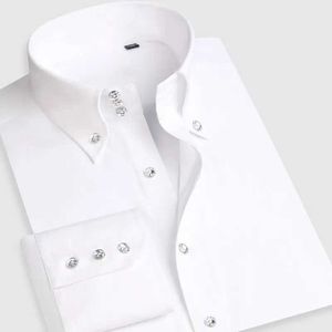 Chemises robes pour hommes chemises hommes boutonnières à collier formel