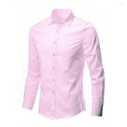 Overhemden voor heren Duurzaam Hoge kwaliteit Praktisch Nuttig Buiten Dagelijks Binnen Kantoor Herenoverhemd Button Down Fit Lange mouw Premium