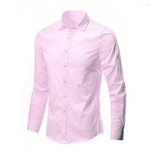 Chemises habillées pour hommes durables de haute qualité pratiques utiles en plein air quotidien intérieur bureau hommes chemise boutonnée coupe à manches longues Premium