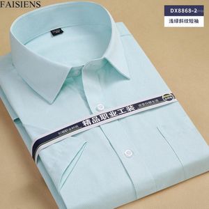 Homme's Robe Shirts Faisiens Hommes Slim Fit Grande Taille Summer Manches courtes 6XL 7XL 8xL 9XL 10XL Noir Black Bleu Work Mendilière