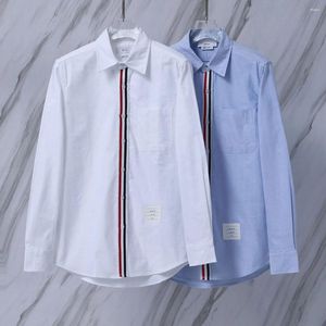 Camisas de vestimenta para hombres Ropa para hombres 2024 Summer para ropa de diseñador blusas Corea Fashion Camisas de Hombre Tops manga larga