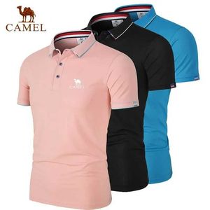Heren -jurk shirts heren geborduurd ademende polo shirt hoogwaardige lente zomer vrije tijd nieuwe hot sale Q240528