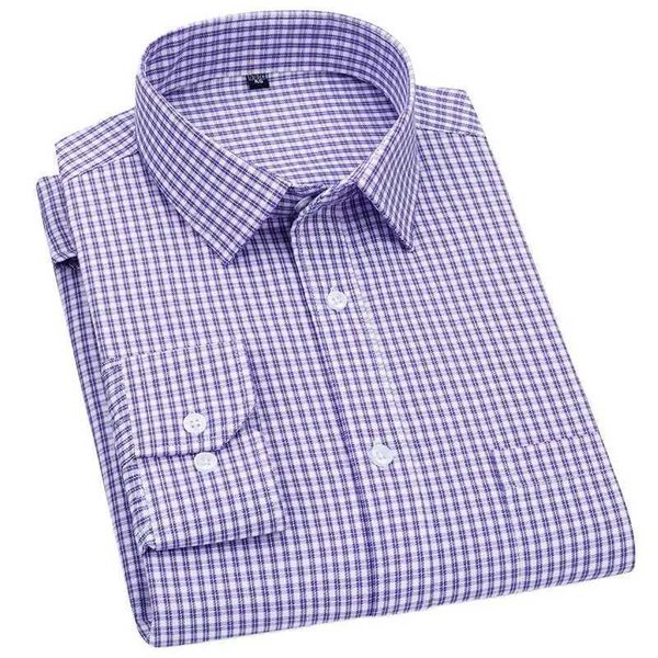 Camisas de vestir para hombres Camisa de trineo largo.