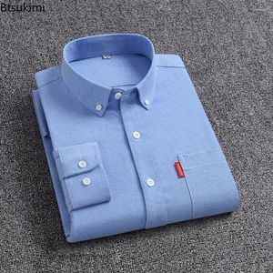 Chemises habillées pour hommes plus taille 4xl 5xl Coton à manches longues Solide Bureau formel Business Male Ropa surdimensionné para Hombre