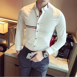 Heren DRIVE SHIRTS PLUS MIZE 5XL-S BEDRIJFS FORMAL SHIRTS MANNEN MANNEN TRATEWAR SLIM MANNEN SHIRT Casual Tuxedo Tuxedo Shirt Merk Kleding 230517