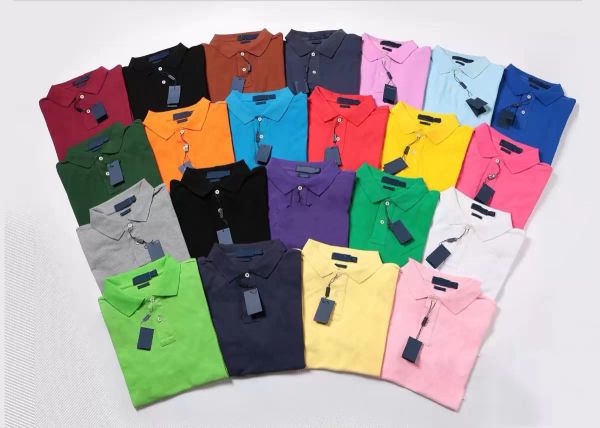 Chemises habillées pour hommes pour hommes T-shirts Frence Horse 22SS Polo Polo Femme Fashion Broderie Lettre Business Short Sleeve Calsic Tshirt Asia Taille S-6XL