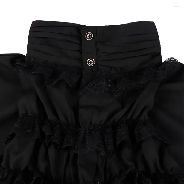 Chemises habillées pour hommes à volants touche gothique vampire victorien Renaissance chemise médiévale hauts chemisier idéal pour le cosplay et les événements d'époque