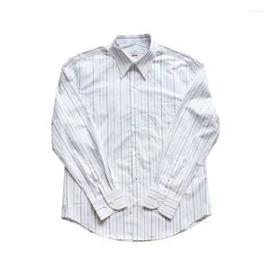 Chemises habillées pour hommes chemises jacquard à rayures