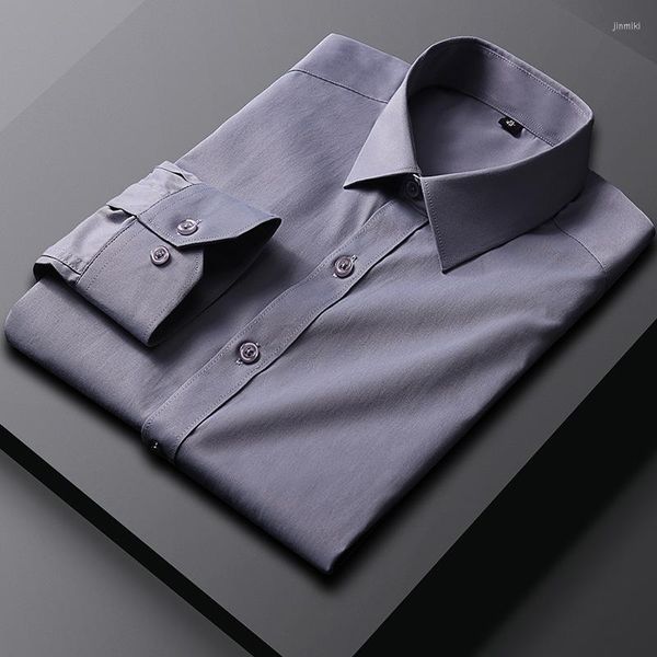 Camisas de vestir para hombres Vintage para hombres Ropa Roupas Camisa Masculina Blusas Ropa Camisas De Hombre Chemise Homme Blusas de verano de manga larga