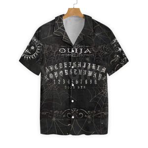 Heren Overhemden Wicca Ouija Board 3D Overgedrukt Hawaiiaans Shirt Voor Dames Harajuku Casual Unisex 230828