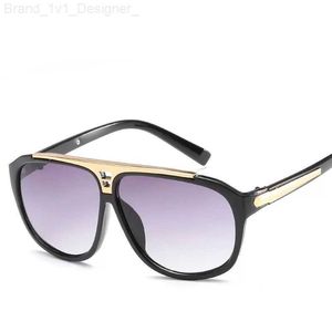 Rijgebril voor heren zwart te koop mode oversized grote designer zonnebril voor vrouwen en man met case korting frame L230808