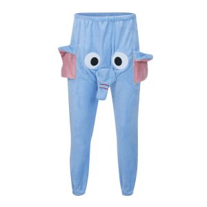 Pantalon de pyjama boxeur d'éléphant masculin flanelle short drôle de nouveauté pantalon humoristique pantalon d'animal cadeau