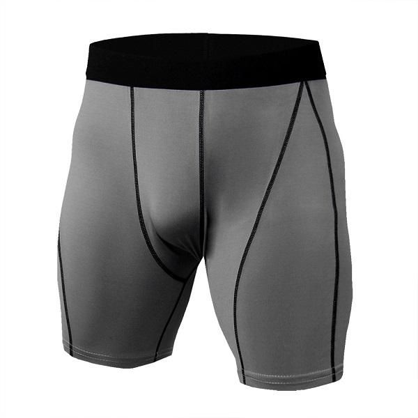 Short de gymnastique pour homme Pro Vêtements de sport à séchage rapide Course à pied Musculation Peau Sport Entraînement Fitness Compression avec Bodybui 02