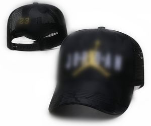 Chapeau de Baseball pour hommes et femmes, chapeau de styliste, coupe cintrée, réglable, décontracté, bonnet de sport, casquette en maille J2