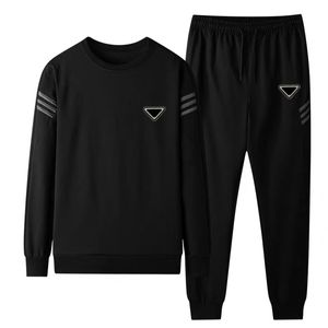 Herenmode Letter Street Groot sweatshirt Luxe broek Tweedelige jas met broekset Casual Katoen Herfst/Winter Honkbal Sportkleding L-8XL