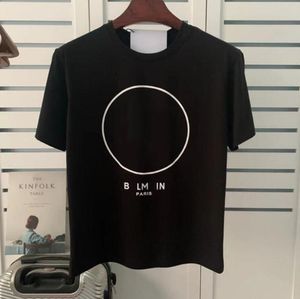 T-shirts de créateurs pour hommes, vente en gros de vêtements, pièce de monnaie, Design noir et blanc, haut décontracté à manches courtes