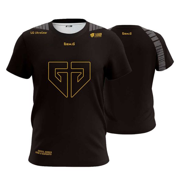 T-shirt de mode pour hommes surdimensionné 23 New Lol Lck Jersey Gen.g Ruler Bdd Clid Life Rascal Fans Homme Hommes Femmes Nom personnalisé E-sport Camiseta Hombre Tops