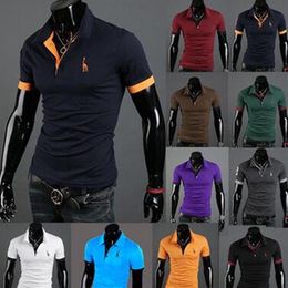 T-shirts à la mode pour hommes, chemise à manches courtes pour cultiver la personnalité, POLO185L