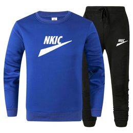 Heren Fashion Trainingspakken 2022 Nieuwe Mannen Hip Hop Sweat Pak Mannelijke Lente Merk Kleding 2PC Jassen + Sweatpants Track Suits Sets