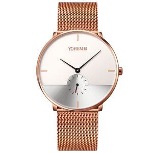 Montres de mode pour hommes, haute qualité, petites secondes, étanche, batterie à quartz, 40mm