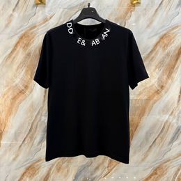 Vrouwelijke ontwerper voor heren, van hoge stof, korte mouwen, sneldrogend, antirimpelkwaliteit, neutraal T-shirt 003