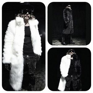 Fi Trend Persalized Imitati Fur Lg Manteau de fourrure pour hommes E9NT #