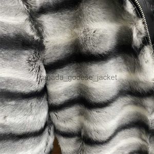 Manteau en fausse fourrure pour hommes, veste d'hiver à capuche, chaude, en vrai lapin Rex, vêtements d'extérieur, fermeture à glissière, grande taille, personnalisé, 2021, L230914