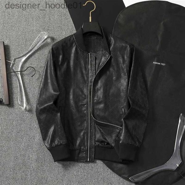 Fourrure pour hommes Fausse fourrure hommes manteau en peau de vache veste en cuir véritable pour hommes Style Vintage homme vêtements en cuir moto Biker vestes L230913