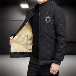 Manteau rembourré en fausse laine d'agneau pour homme, coupe-vent d'hiver, col montant chaud et épais, 2023, 231216