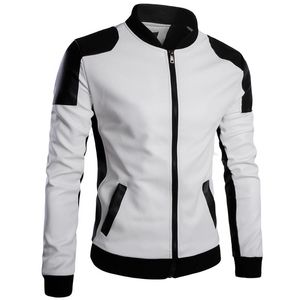 Veste de fourrure de fourrure masculine Veste de moto masculine Motage de moto