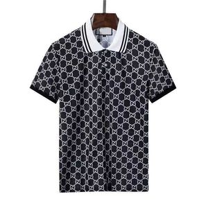 T-shirt GG pour hommes Designer Game Ends Tendance de la mode Polo haut de gamme Chemise en coton Chemise à manches courtes de couleur unie T-shirt pour hommes de rue pour hommes respirants Taille américaine N214