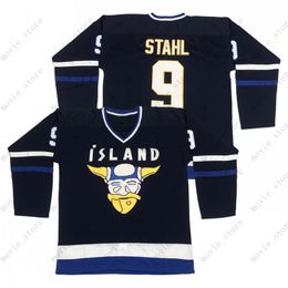 Maillot de hockey sur glace de l'île d'Islande Gunnar Stahl 9 pour hommes Ed