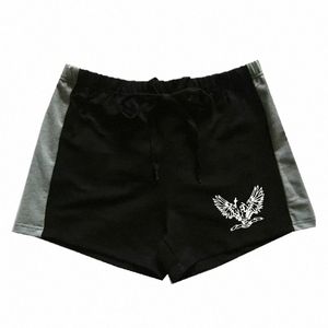 Gymshorts voor heren Gymbodybuildingshorts voor heren Hardloopsport Shorts van hoge kwaliteit Fitn Gewichtheffen Bedrukt Heren u8vu #