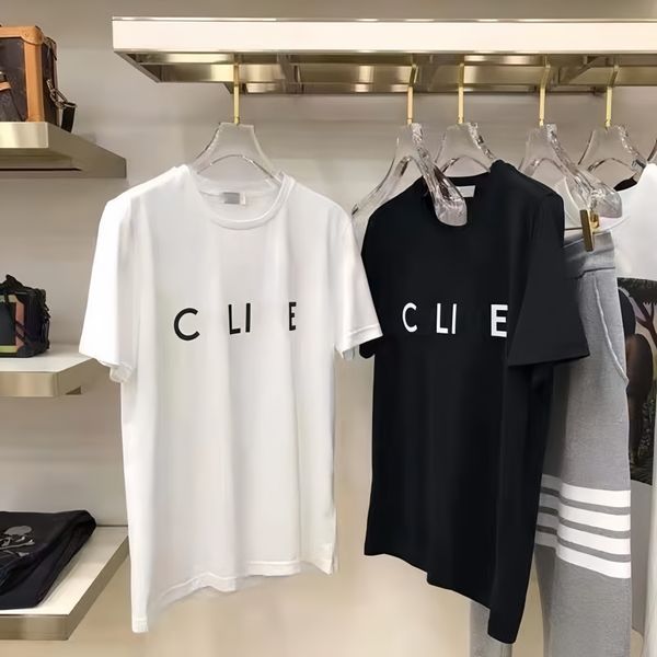 Modèle de lettres de créateur de concepteur à demi-manches pour hommes T-shirt de haute qualité de la mode de mode masculine de haute qualité S à 4xl